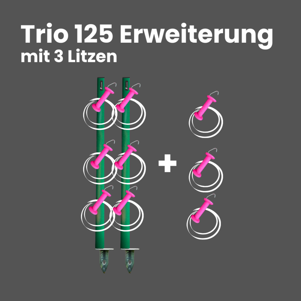 Trio125 - Erweiterung mit 3 Litzen